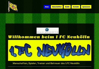 1. FC Neukölln Webseite