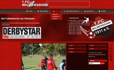 1. FC Wilmersdorf Webseite