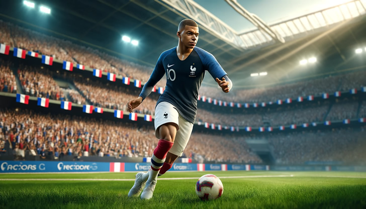 Kylian Mbappé bei der EM 2024