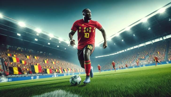Der Top Torjäger Romelu Lukaku