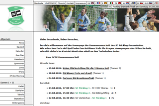Sportclub Pöcking-Possenhofen Webseite