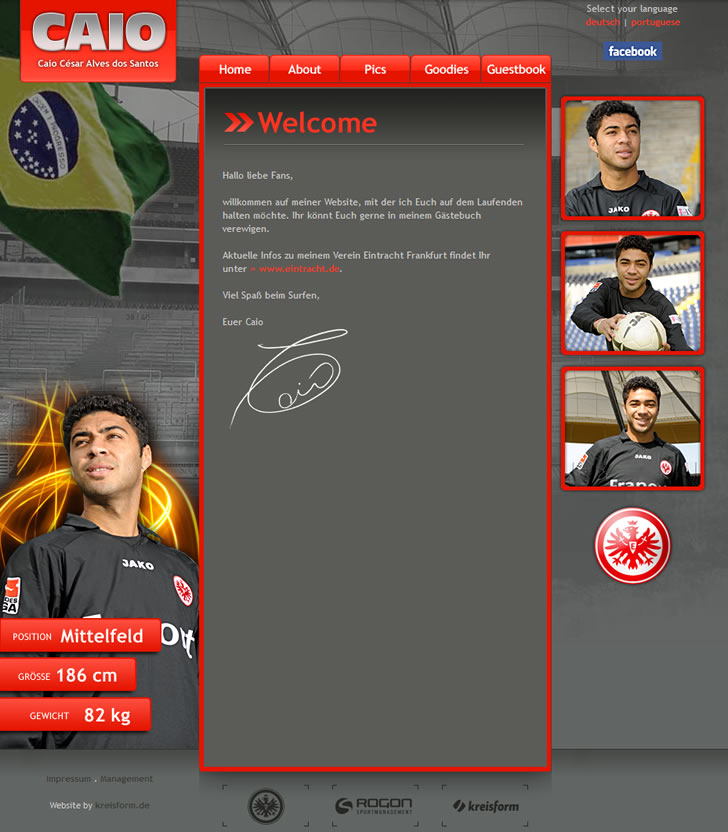 Offizielle Webseite von Caio César Alves dos Santos