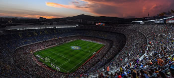 Camp Nou Fußballstadion in Barcelona