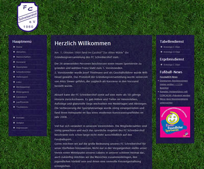 FC Schreibershof Webseite