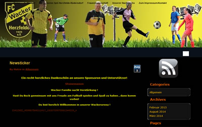 FC Wacker Herzfelde Webseite