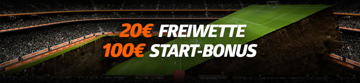 seit April 2021 gibt es die 20€ Freiwette für Sportwetten