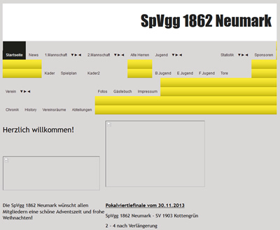 SpVgg 1862 Neumark Webseite