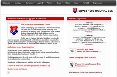SpVgg 1906 Haidhausen Webseite