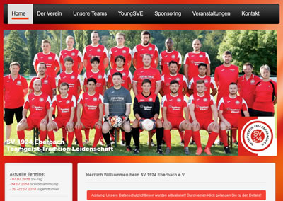 SV Eberbach Webseite