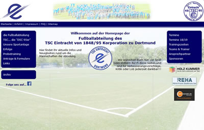 TSC Eintracht Dortmund Webseite