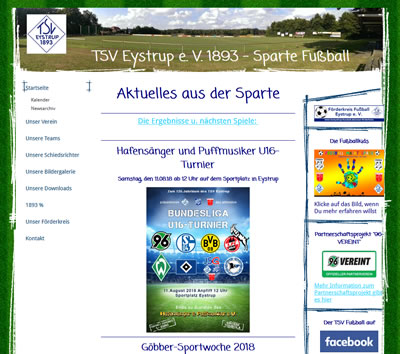 TSV Eystrup Webseite