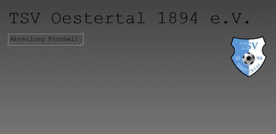 TSV Oestertal 1894 Webseite