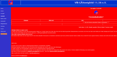 VfB Günnigfeld Webseite