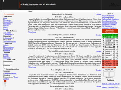 VfL Rheinbach Webseite